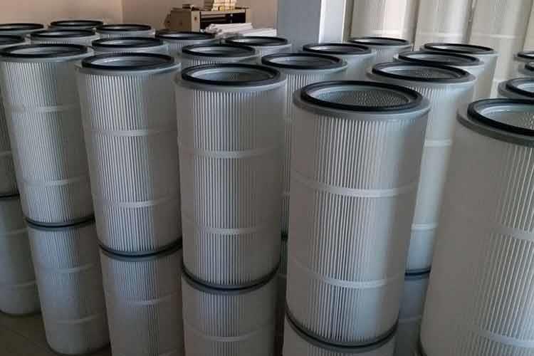 抛丸机除尘滤筒是一种用来进行开云kaiyun（中国）的筒状元件，滤筒的滤料可选国产或进口聚酯长纤维无纺布